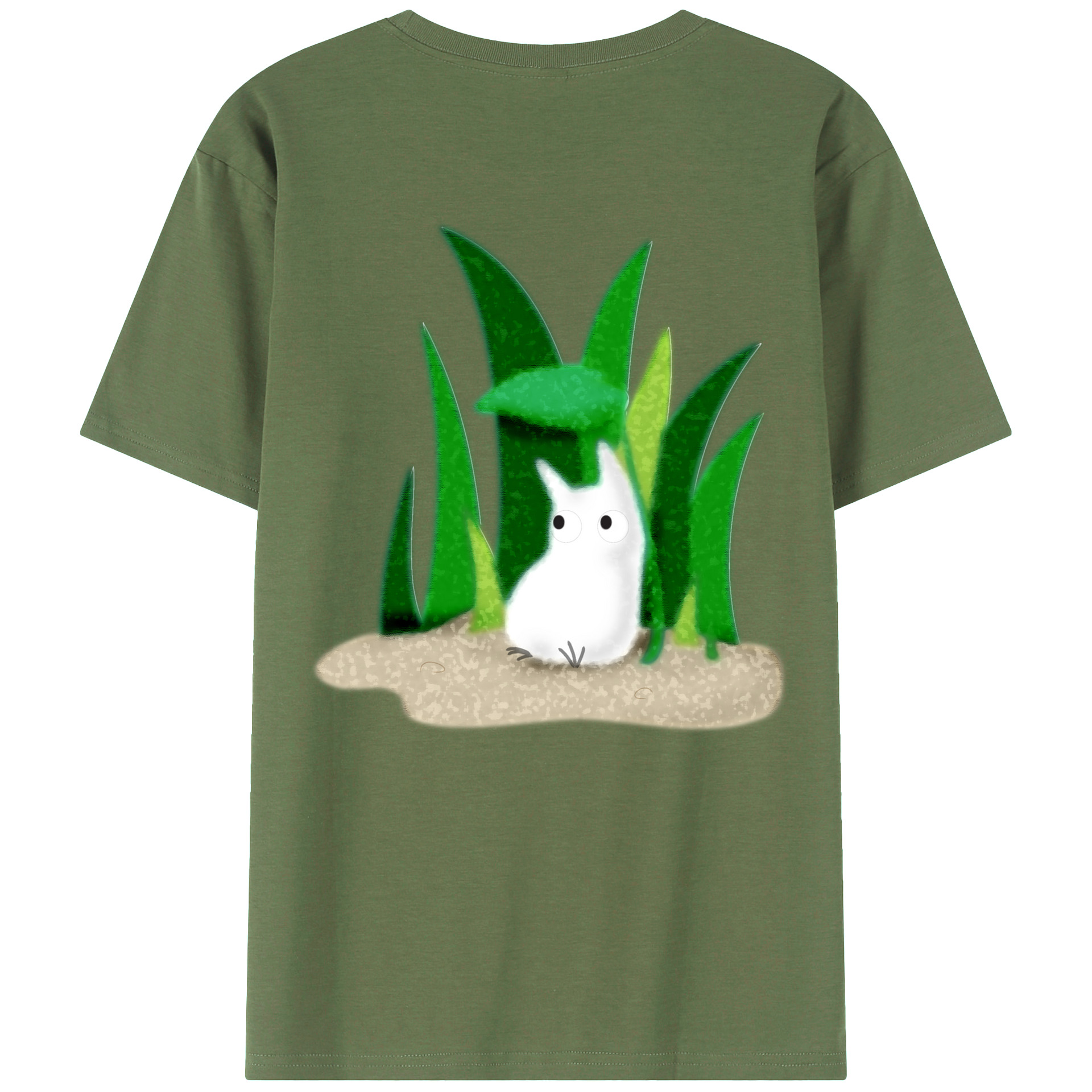 （画像用） となりのトトロ 草壁メイ 草壁サツキ My Neighbor Totoro Satsuki Kusakabe Mei Kusakabe 綿100％ メンズ半袖Tシャツ（バックプリント） 通気性